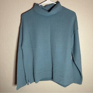 Talbots Teal Cowl Neck Sweater
